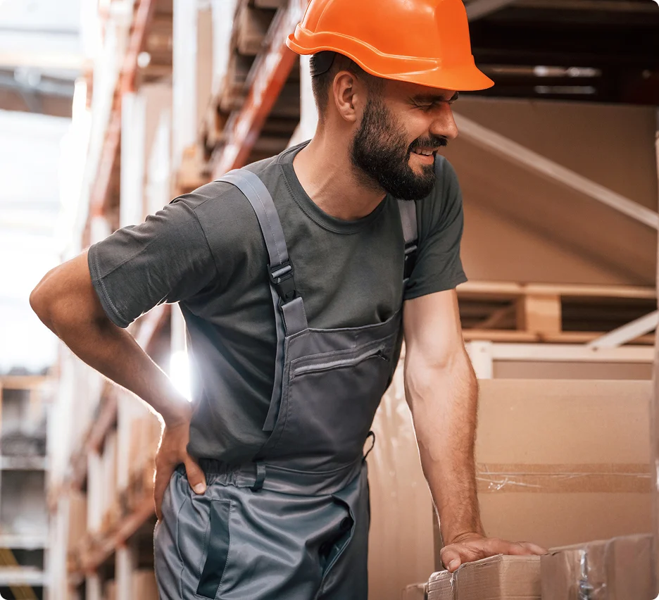 Trabajar con discos desviados de la columna vertebral