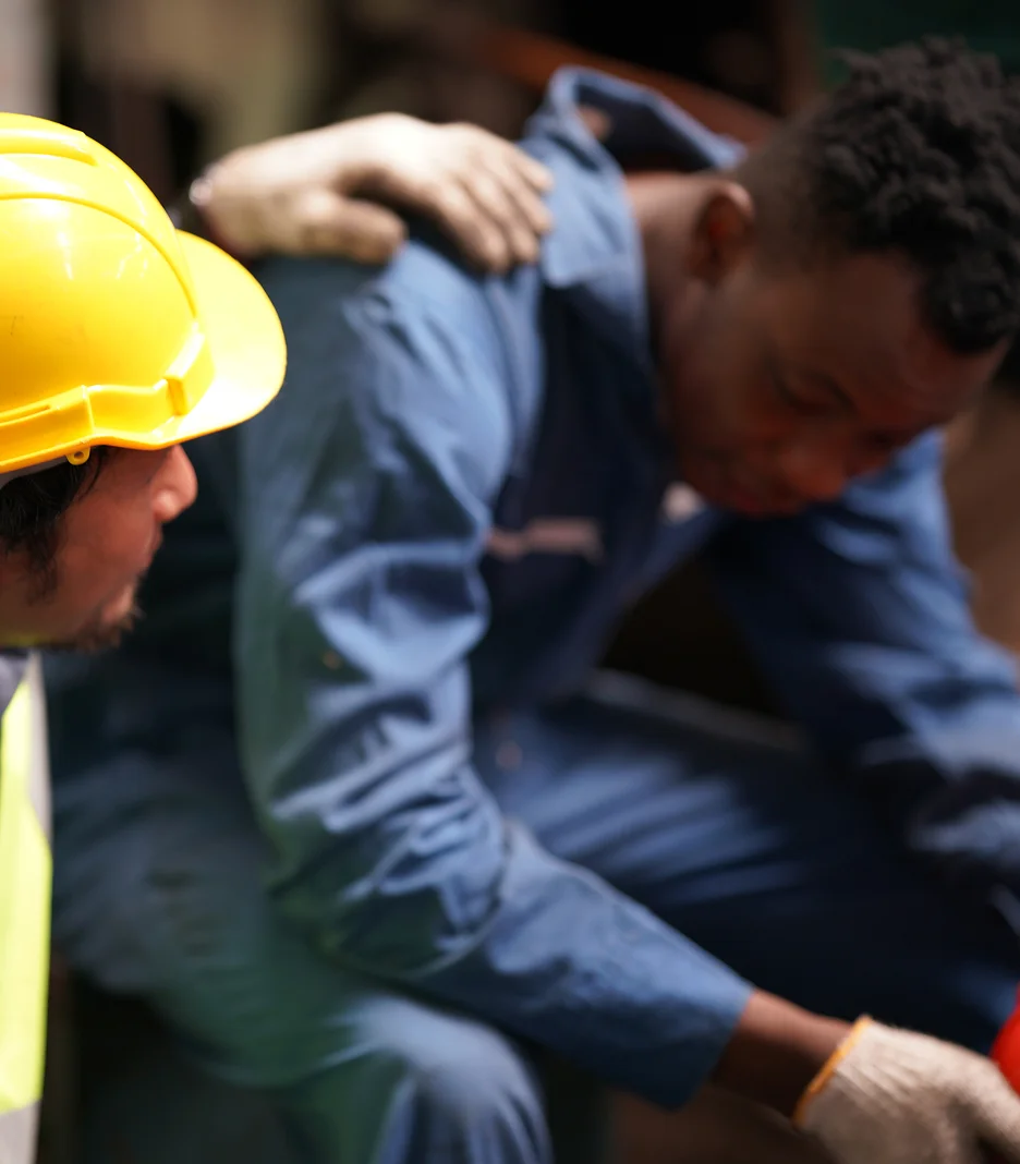 Relación con un reclamo por accidente laboral