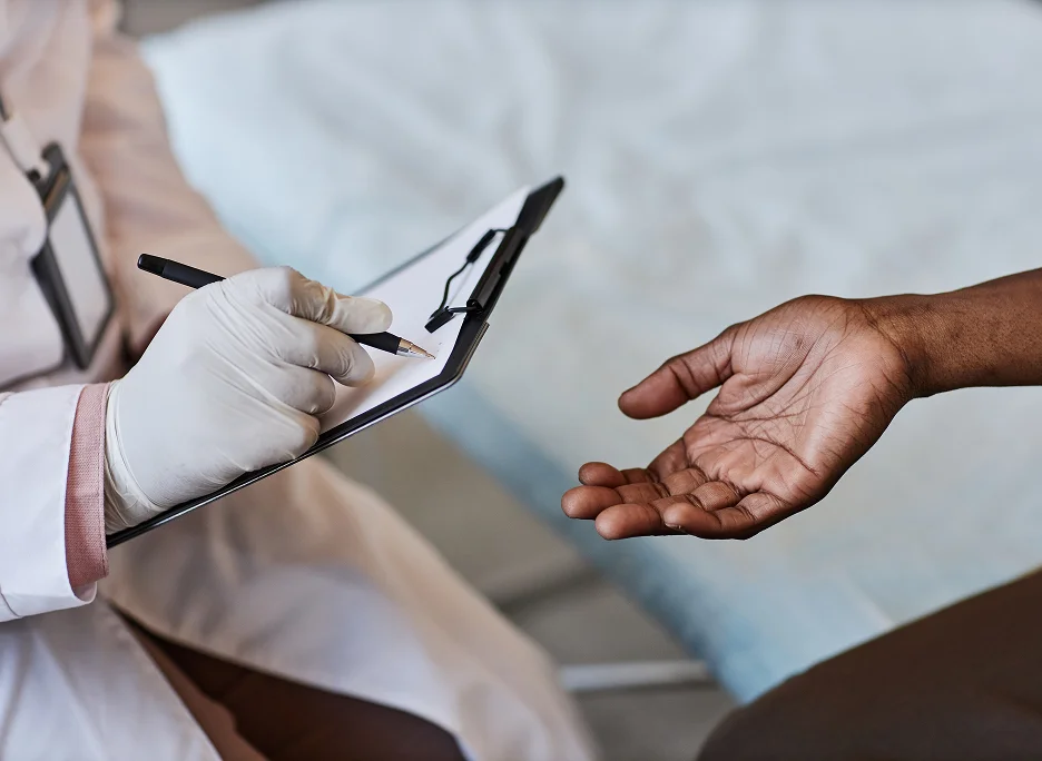 La evaluación médica de una lesión de mano